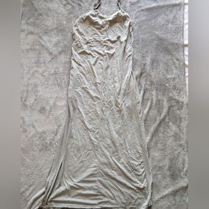 Gray Maxi Dress - L